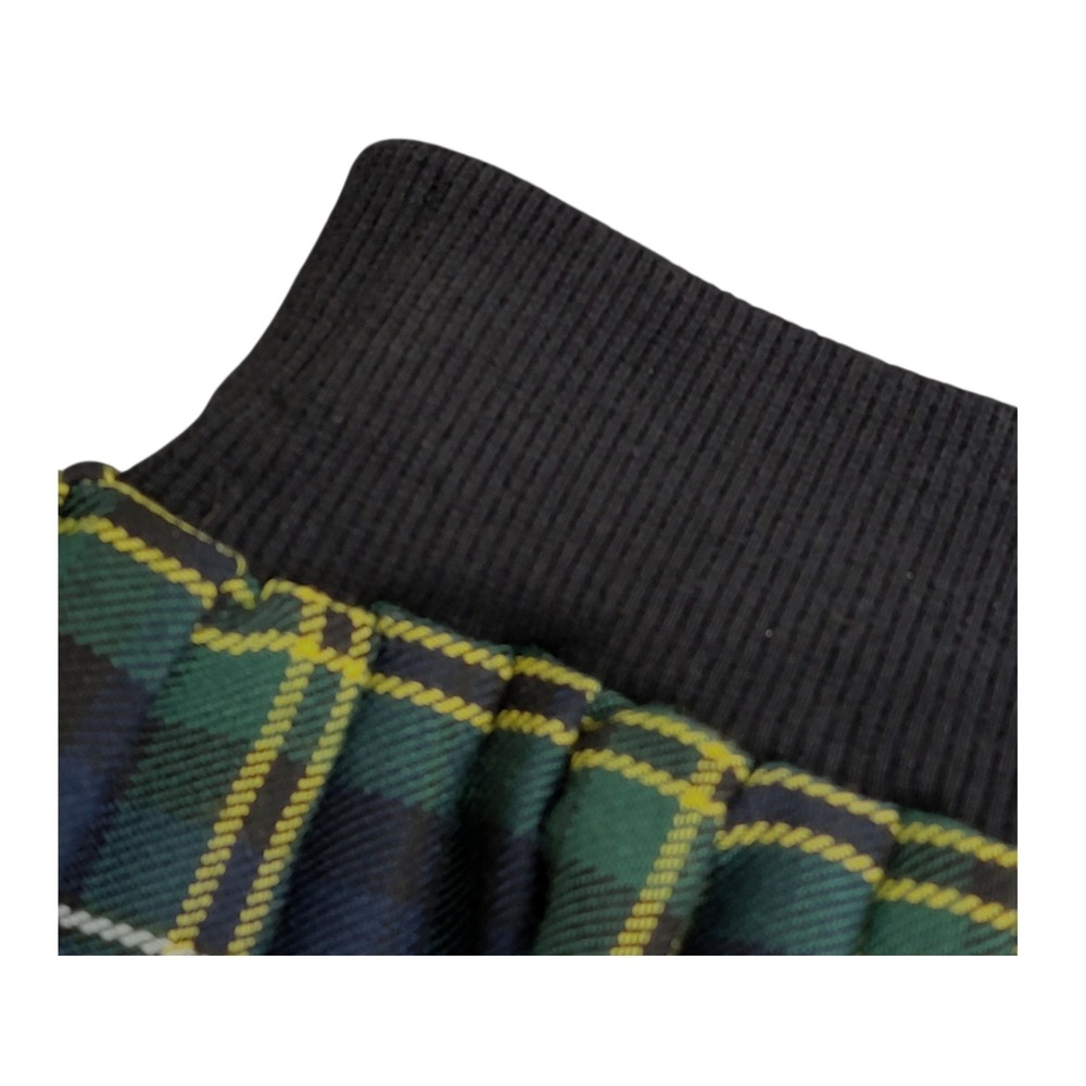 Xhilaration Skirt XL Plaid Pleated Lined Green Dark Academia School Girl Preppy - Picture 5 of 14